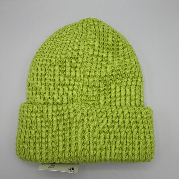 Free People Movement Lime Green Cool Down Beanie Size ALL NWT - Picture 5 of 11